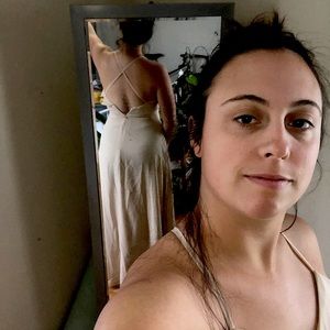 Bridesmaid dress. Color champagne. Size medium. Full length. Unworn.